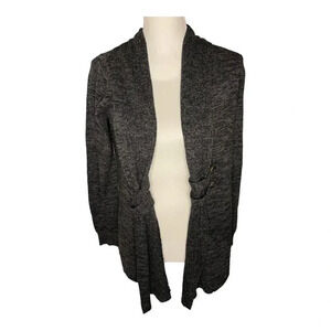 Apt.‎ 9 Women’s Small Open Front Long Heather Gray Cardigan